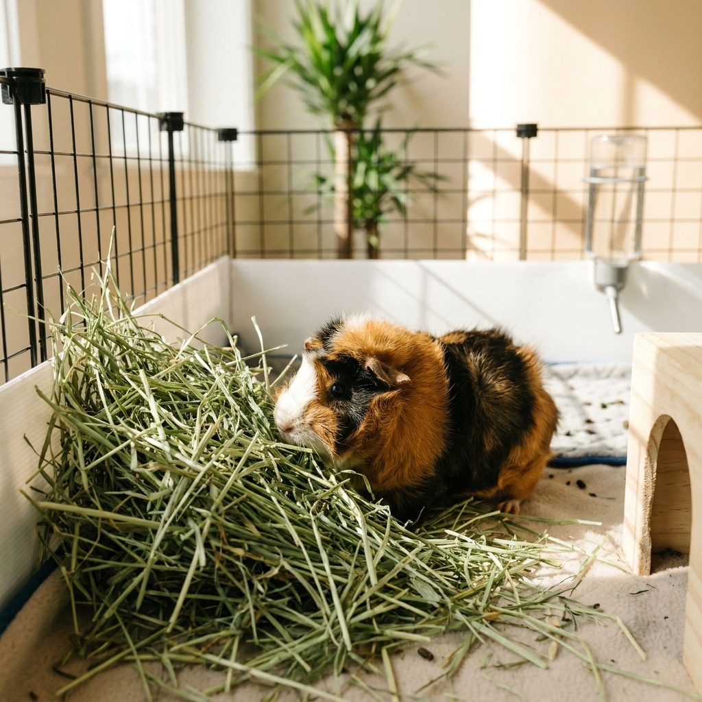 The Hay Pyramid for Small Herbivores