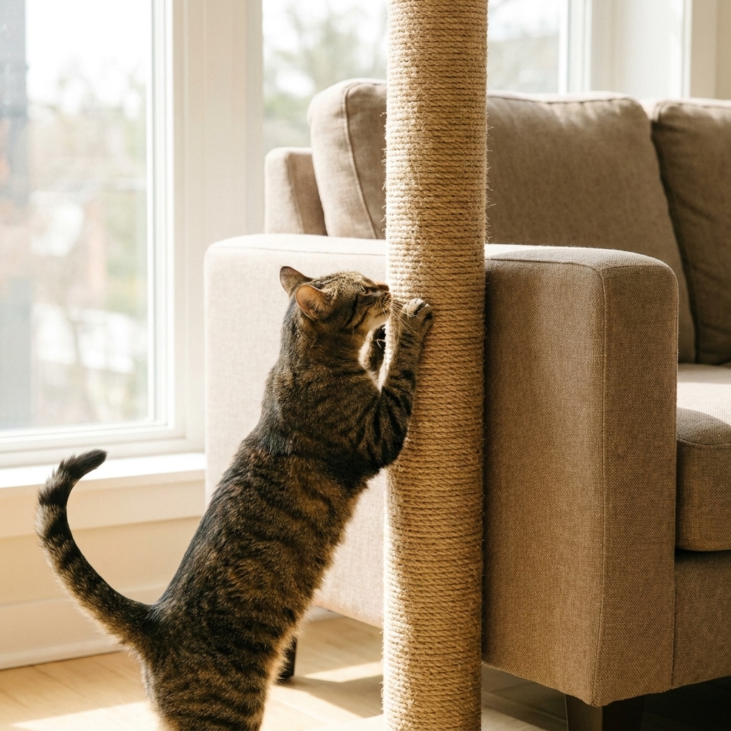 Stop Your Cat From Scratching the Furniture